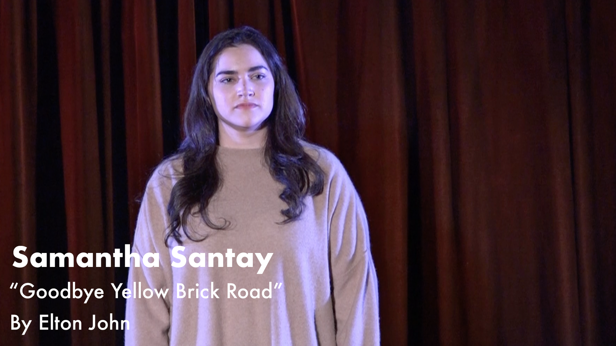Samantha Santay: Goodbye Yellowbrick Road